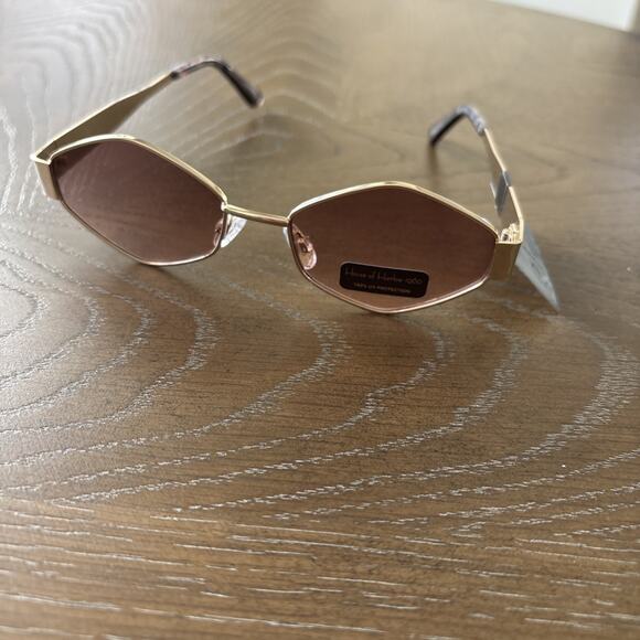 NWT Women\'s Sunglasses House of Harlow Geometric UV Protection Edgy Indie Sleaze main image 4